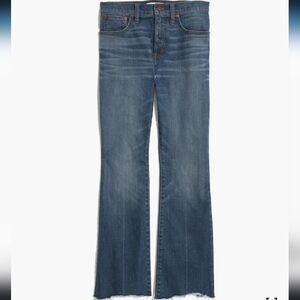 Madwell Cali Demi Boot Deconstructed Hem Jeans
